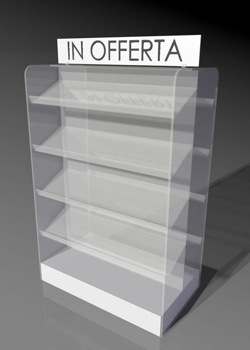 Gondola in plexiglas trasparente